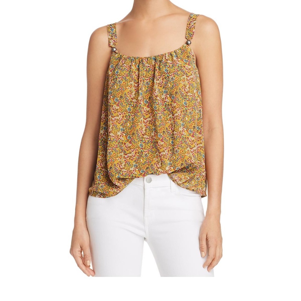 New Rebecca Minkoff Women Madison Floral Print Top - Picture 1 of 2